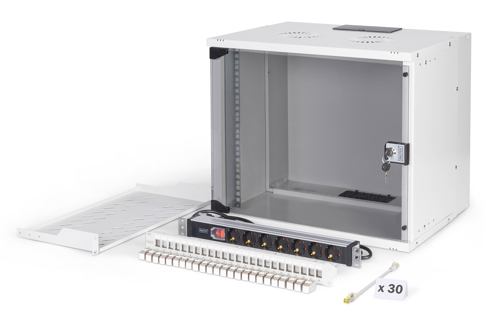 Digitus SOHO Pro network set, 483 mm (19") - 9U, 540 x 400 mm (W x D)
