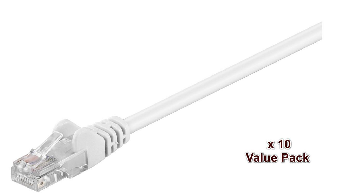 Image of Microconnect V-UTP505WVP networking cable White 5 m Cat5e U/UTP (UTP)