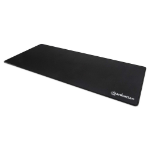 Manhattan XXL Gaming Mousepad Smooth Top Surface Mat, Micro-textured surface for ultra-high precision with optical and laser mice (800x350x3mm), Non Slip Rubber Base, Water Resistant, Stitched Edges, Black, Lifetime Warranty