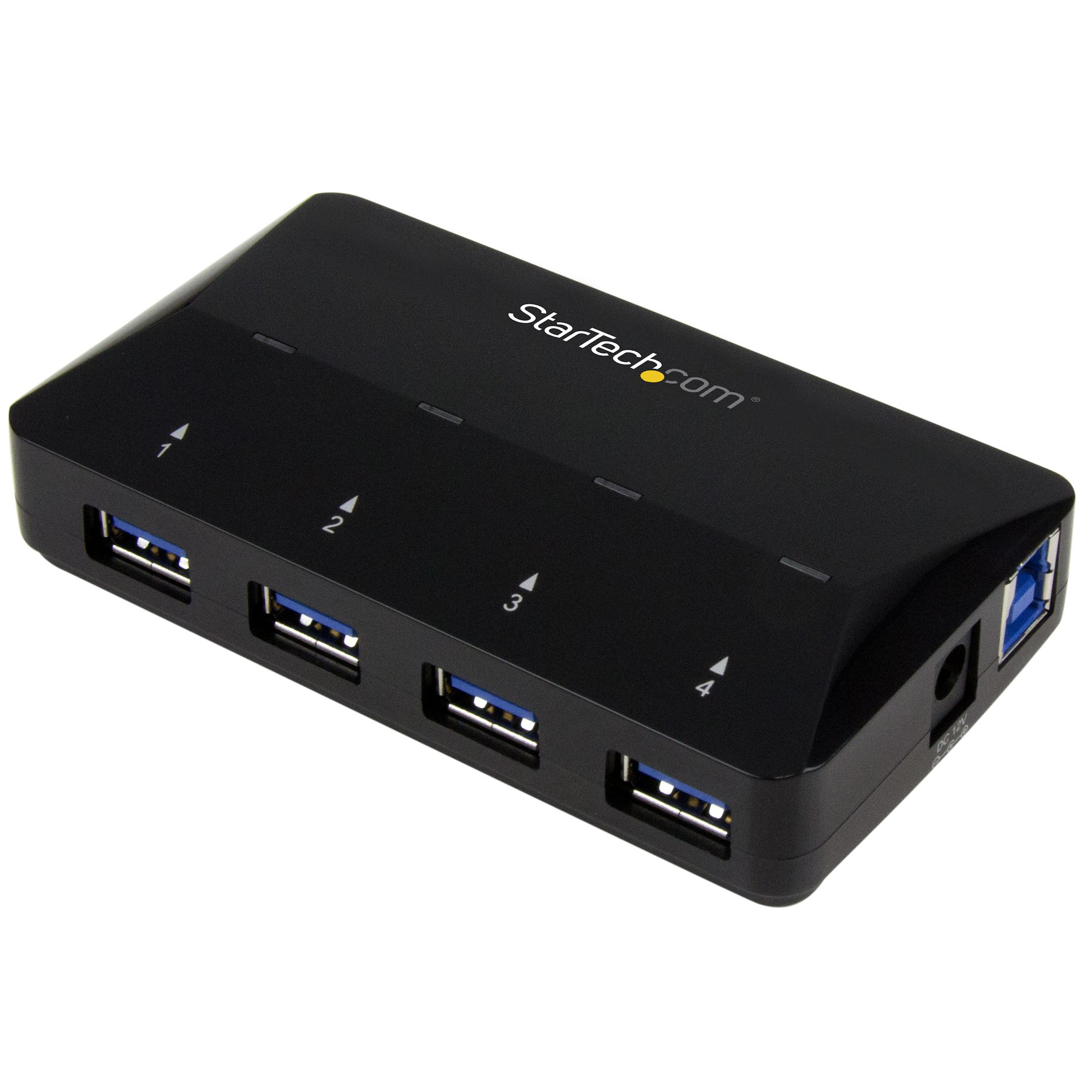 Image of StarTech.com 4-Port USB 3.0 Hub plus Dedicated Charging Port - 1 x...