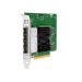 HPE Intel E810-XXVDA4 Ethernet 10/25Gb 4-port SFP28 Adapter for Sisäinen Ethernet / Fiber 25000 Mbit/s
