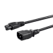 Monoprice 27317 power cable Black 70.9" (1.8 m) C14 coupler C5 coupler