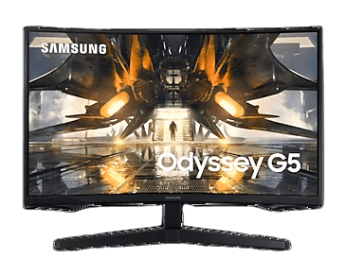 Samsung Odyssey LS32AG550E computer monitor 81.3 cm (32") 2560 x 1440 pixels Wide Quad HD Black