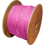 Cablenet Cat5e Pink U/UTP PVC 24AWG Stranded Patch Cable 500m Reel