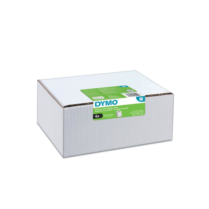 Image of Dymo 2093092 DirectLabel-etikettes white 101mm x 54mm Pack=6 for...