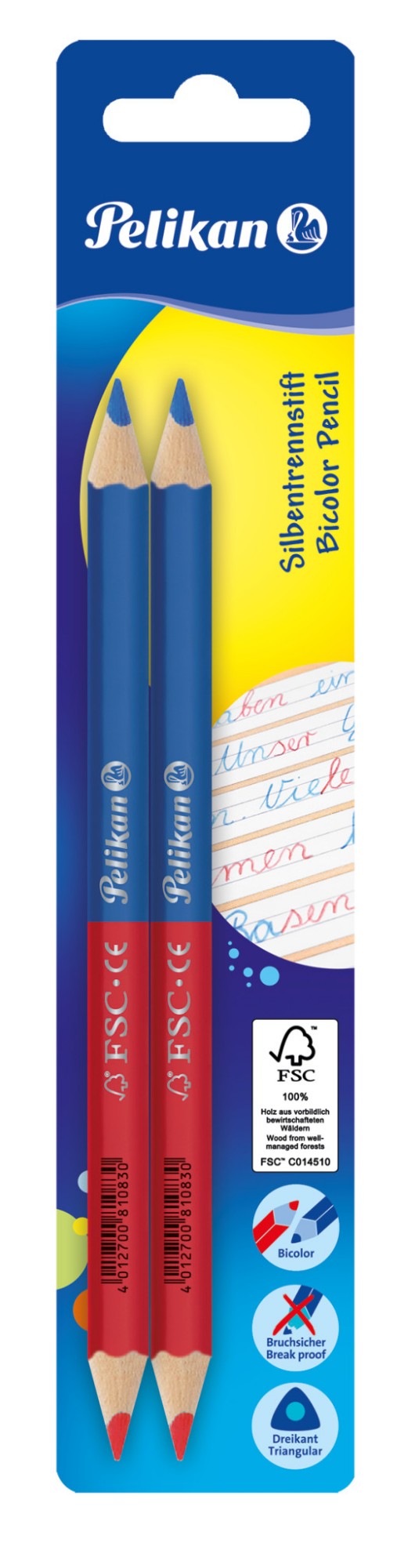 Pelikan 811118 colour pencil Blue, Red 2 pc(s)