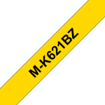 Brother MK-621BZ DirectLabel black on yellow 9mm x 8m for Brother P-Touch M 9-12mm