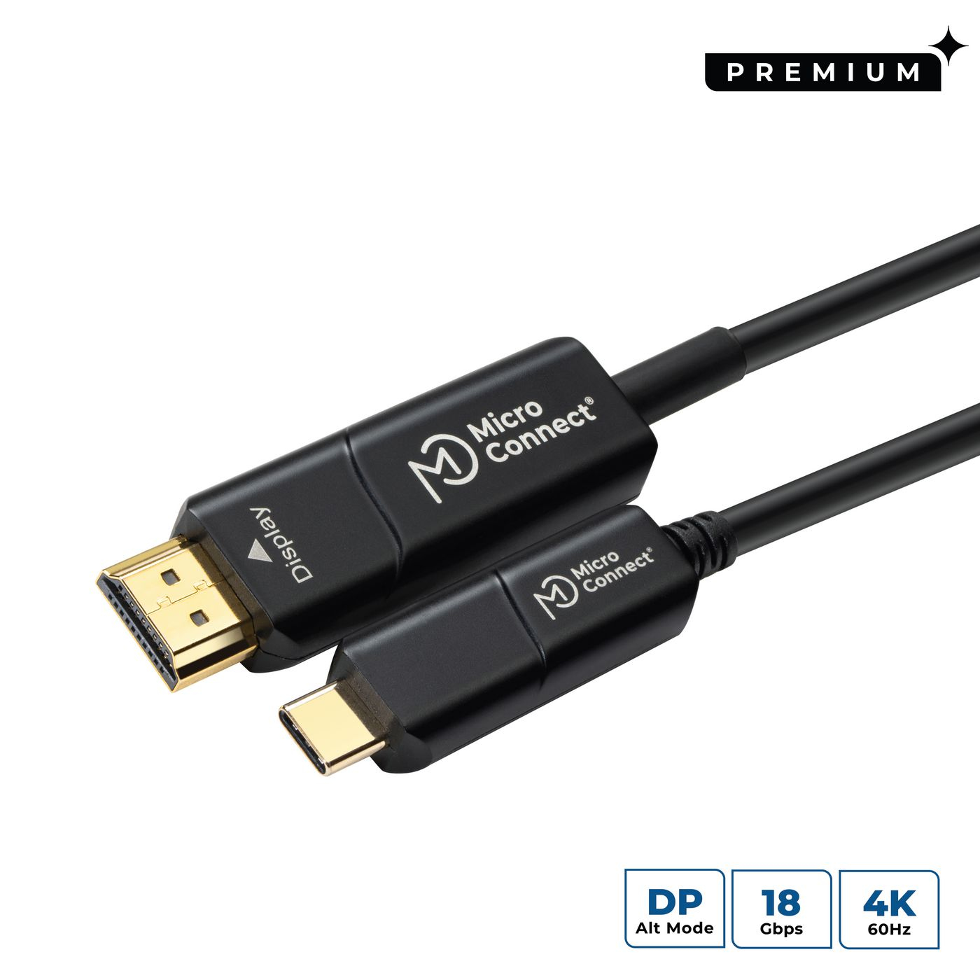 Microconnect USB3.1CHDMI20OP video cable adapter 20 m USB Type-C HDMI