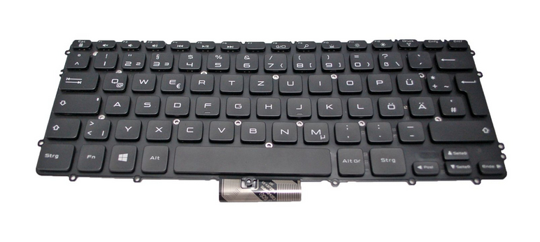 77JRD DELL Win8 Backlit Keyboard (UK)