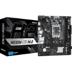 Asrock H610M-H2/M.2 Intel 1700 Socket Motherboard, Micro-ATX, 2x DDR4 Slots, 1x M.2 Socket, GbE LAN, 2x HDMI Port