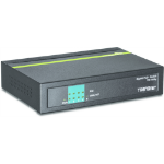 Trendnet TPE-TG50g Unmanaged Gigabit Ethernet (10/100/1000) Power over Ethernet (PoE) Black