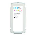 HP C9390A/70 Ink cartridge light cyan 130ml for HP DesignJet Z 2100/3100/3200/5200