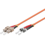 Microconnect FIB1200005 InfiniBand en Glasvezelkabel 0,5 m SC ST Oranje