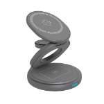 ICY BOX IB-SH101-CH Headphones, Smartphone, Smartwatch Anthracite, Grey Fast charging Indoor