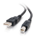 C2G 28103 USB cable USB 2.0 118.1" (3 m) USB A USB B Black