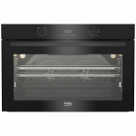 BEKO 90 cm Twin Fan Multifunction Built-in Oven Dark Stainless Steel BBO91271MDX