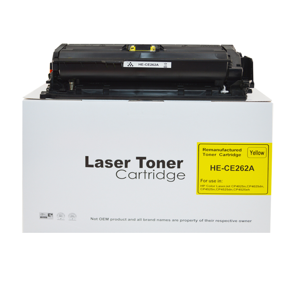 Image of CTS Wholesale Remanufactured HP Laserjet CP4025 Yellow CE262A Toner HP