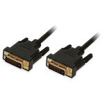 2-Power CAB0031A DVI cable 1 m DVI-D Black