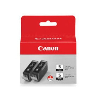 Image of Canon PGI-5BK Twin Pack ink cartridge 2 pc(s) Original Black