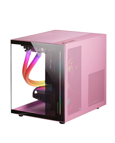 Photos - Computer Case Mars Gaming Mini Tower Gaming Custom Premium MC-VIEWP
