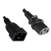 Microconnect PE030620 power cable Black 2 m C13 coupler C20 coupler
