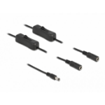 DeLOCK Cable DC 5.5 x 2.1 mm male to 2 x DC female with switch 1 m