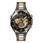 Huawei Watch Ultimate Design 3.81 cm (1.5") AMOLED 49.4 mm Digital 466 x 466 pixels Black, Gold GPS (satellite)