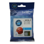 Brother LC431XLC XL CYAN INK ink cartridge 1 pc(s) Original Black