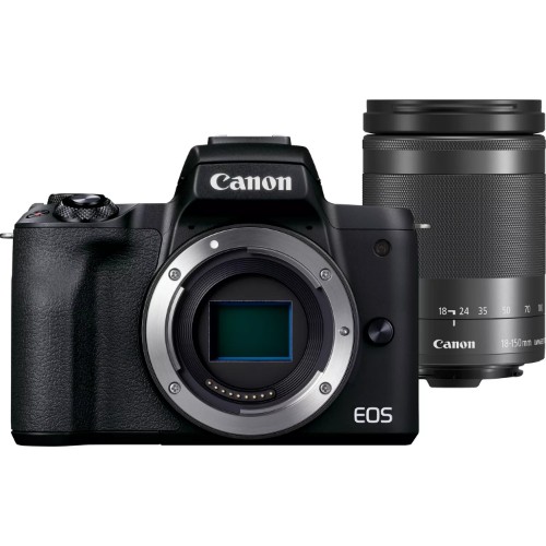 Canon EOS M50 Mark II + EF-M 18-150mm f/3.5-6.3 IS STM MILC 24.1 MP CMOS 6000 x 4000 pixels Black