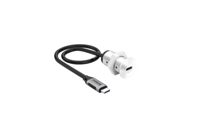 Vivolink PROUSBCMF0.3SOCKET-W USB cable 0.3 m USB 3.2 Gen 2 (3.1 Gen 2) USB C White