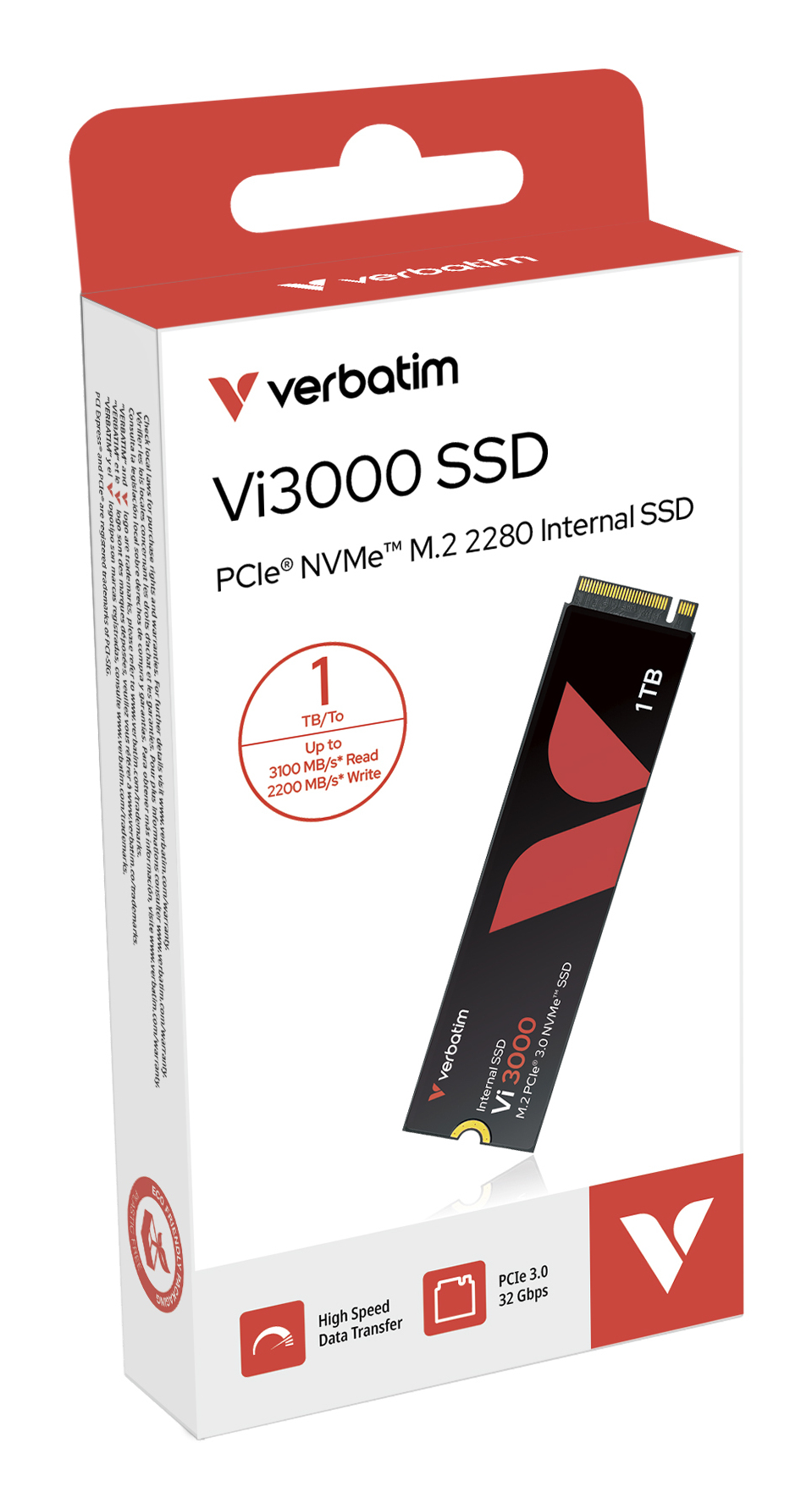 Verbatim Vi3000 PCIe NVMe M.2 SSD 1TB