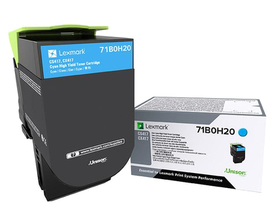Lexmark 71B0H20 Toner-kit cyan, 3.5K pages ISO/IEC 19752 for Lexmark CS 417/517