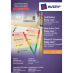 Avery ReadyIndex 1-20 divider Cardboard Multicolour