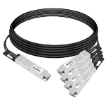 Axiom 980-9I820-00W003-AX InfiniBand/fibre optic cable 118.1" (3 m) QSFP-DD 4x QSFP56 DAC Black