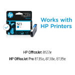 HP 923 Cyan Original Ink Cartridge