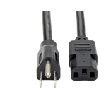 Tripp Lite P007-003 power cable Black 35.8" (0.91 m) NEMA 5-15P C13 coupler