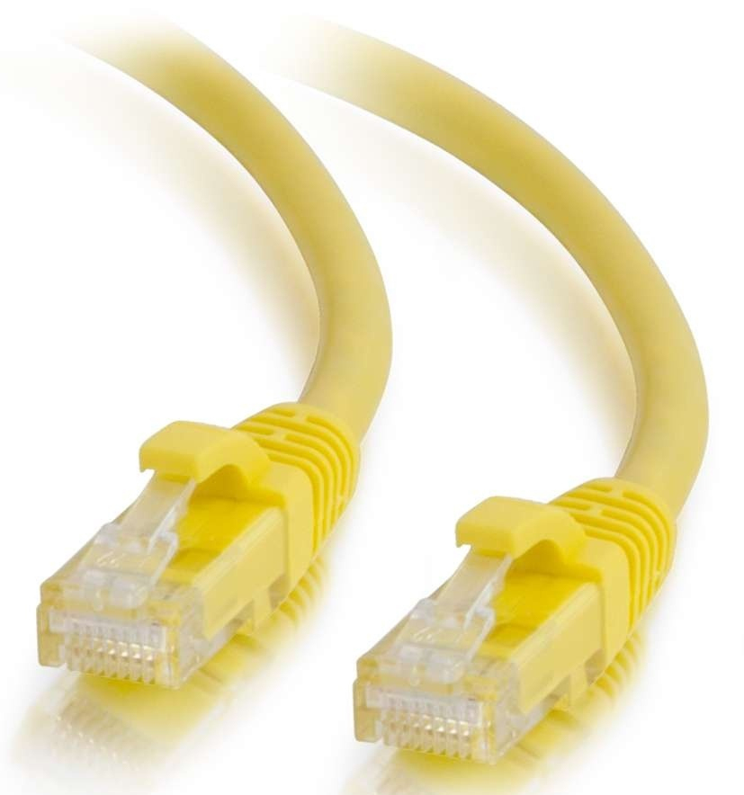 C2G 0.5m Cat6 Booted Unshielded (UTP) Network Patch Cable - Yellow