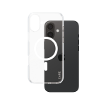 PanzerGlass CARE by ® Flagship Case Transparent Urban Combat w. White MagSafe iPhone 16 Plus mobiele telefoon behuizingen Hoes Transparant