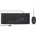 BRobotix 6007198 teclado Ratón incluido Universal USB QWERTY Inglés Negro