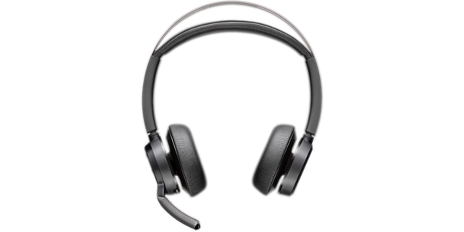 HP Poly Voyager Focus 2 Microsoft Teams Certified USB-C-C Headset +USB-C/A Adapter