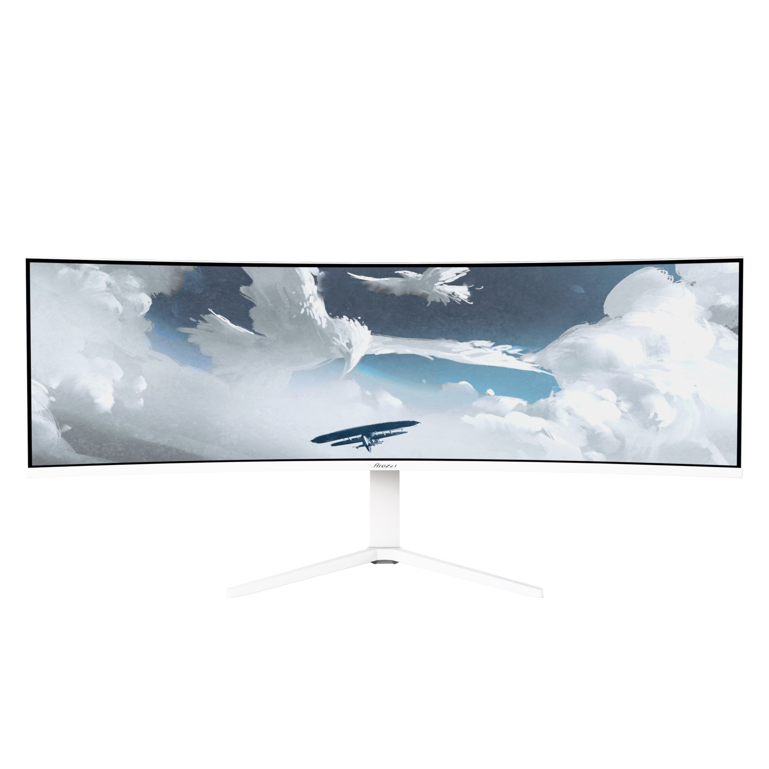 Arozzi Nova 49â€ Curved computer monitor 124.5 cm (49") 5120 x 1440 pixels Dual QHD LED White