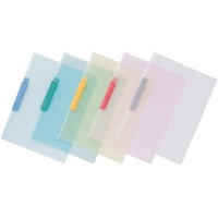 Image of Pentel Recycology Clip File A4 Assorted Colours (Pack 10) - DCB14/MIX