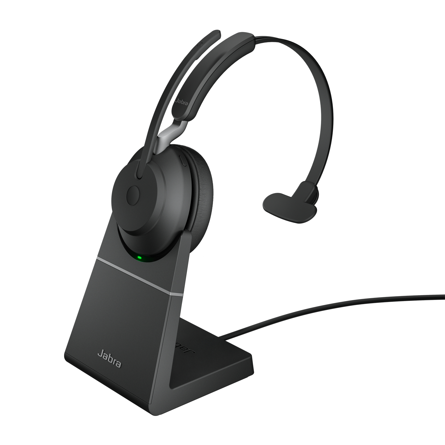 Jabra Black Evolve2 65 Usb-A Uc Mono With Charging Stand
