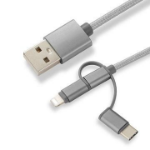 CoreParts MOBX-ACC-003 USB cable 1 m Micro-USB A Micro-USB B Grey