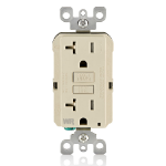 Leviton GFWT2-T socket-outlet NEMA 5-20R Almond