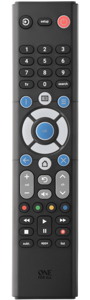 One For All TV Replacement Remotes URC1211 remote control IR Wireless