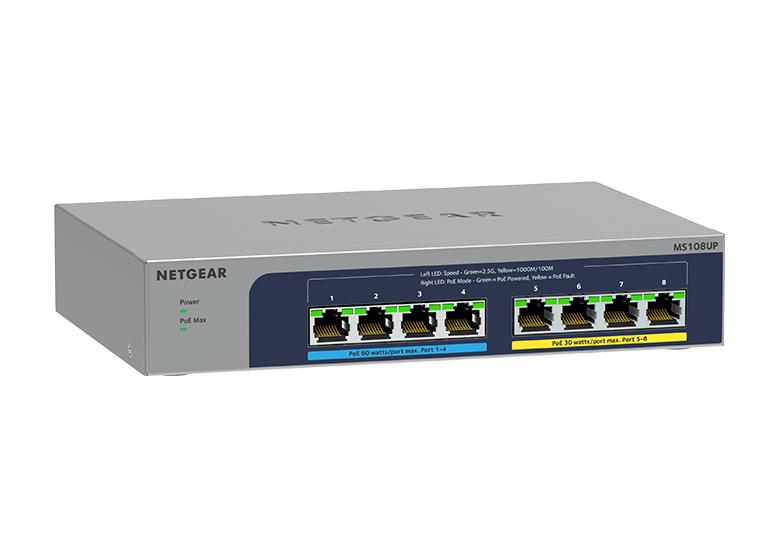Netgear MS108UP-100NAS 8-Port Network Switch