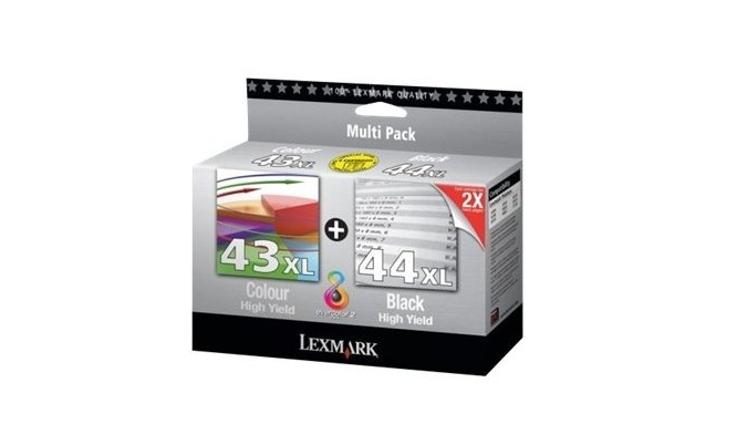 Image of Lexmark 80D2966/43XL+44XL Printhead cartridge multi pack black +...