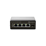 LevelOne IGU-0501 network switch Gigabit Ethernet (10/100/1000) Power over Ethernet (PoE) Black