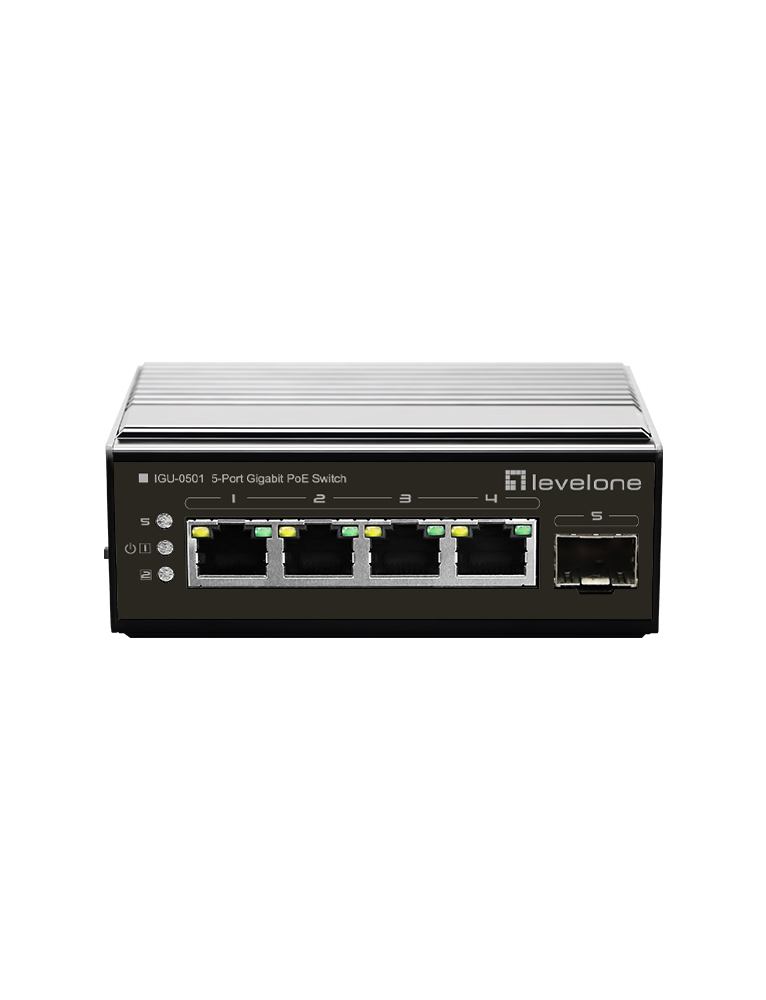 Image of LevelOne IGU-0501 network switch Gigabit Ethernet (10/100/1000)...